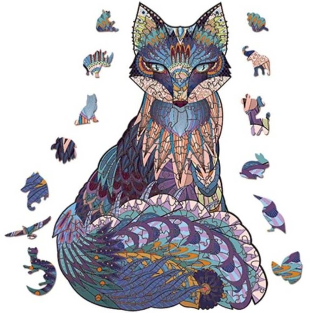 Wood Animal Puzzle - Fox